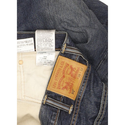 Levi's 512 Men Blue Tapered Slim Jeans W38 L31
