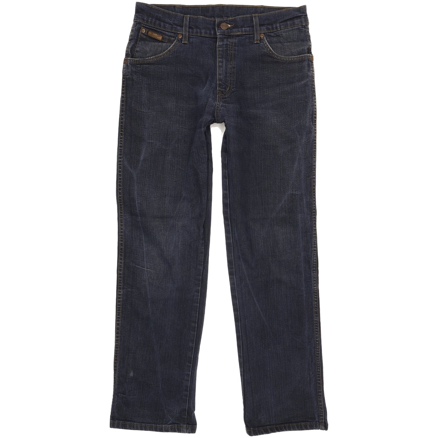 Wrangler Texas Men Blue Straight Regular Stretch Jeans W33 L30