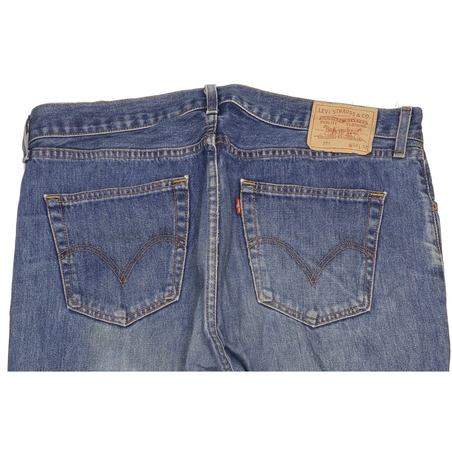 Levi's 751 Men Blue Straight Regular Jeans W38 L31