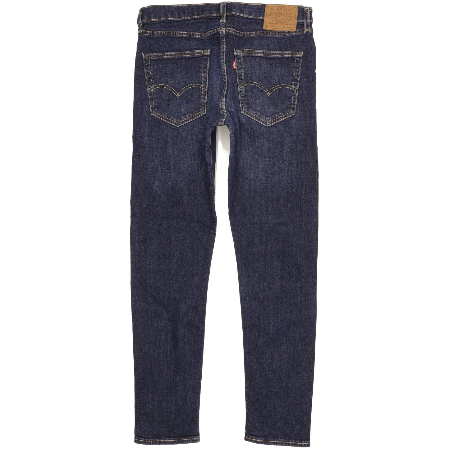 Levi's 512 Men Blue Tapered Slim Stretch Jeans W33 L32