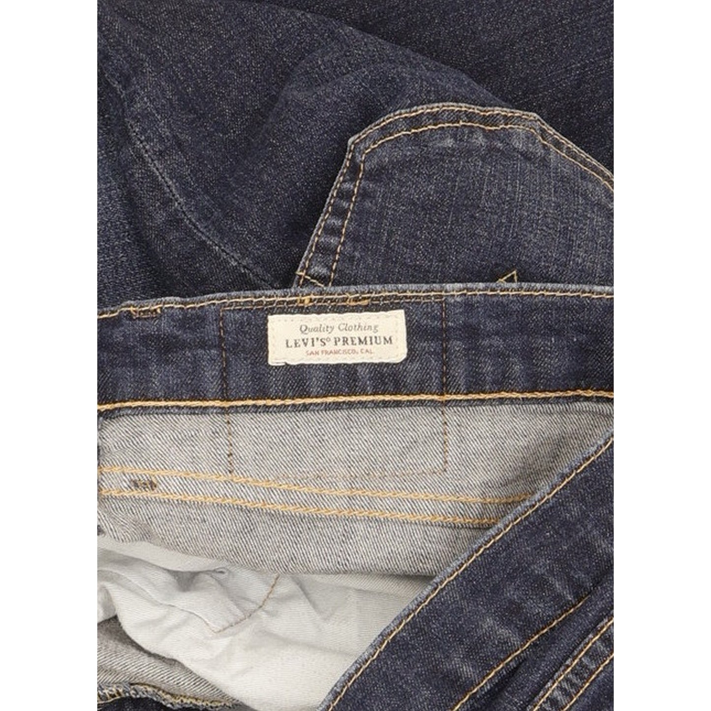 Levi's 512 Men Blue Tapered Slim Stretch Jeans W33 L32