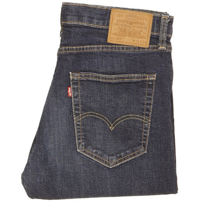 Levi's 512 Men Blue Tapered Slim Stretch Jeans W33 L32