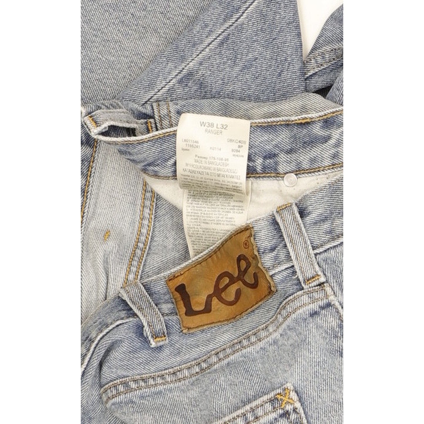 Lee Ranger Men Blue Straight Regular Jeans W38 L31