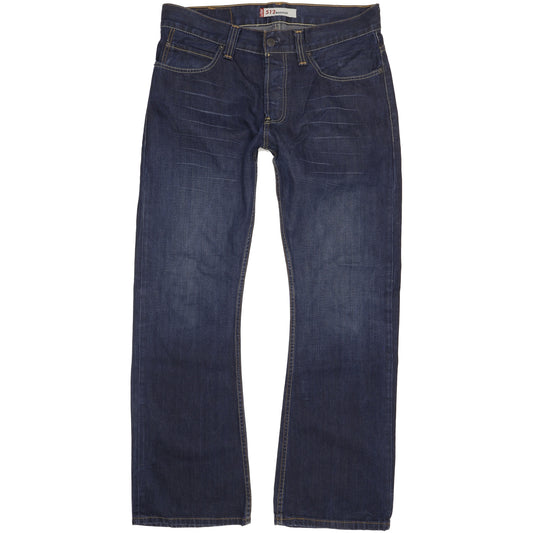 Levi's 512 Men Blue Bootcut Slim Jeans W34 L32