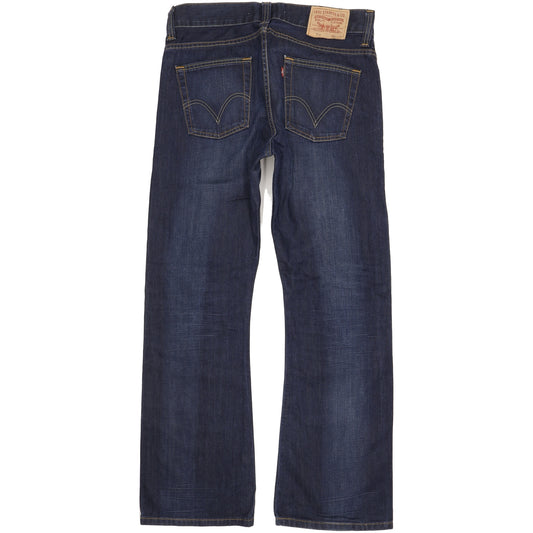 Levi's 512 Men Blue Bootcut Slim Jeans W34 L32