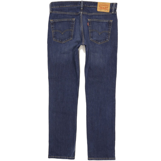 Levi's 511 Men Blue Straight Slim Stretch Jeans W34 L31