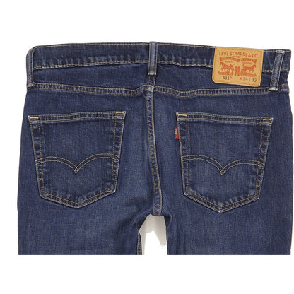 Levi's 511 Men Blue Straight Slim Stretch Jeans W34 L31