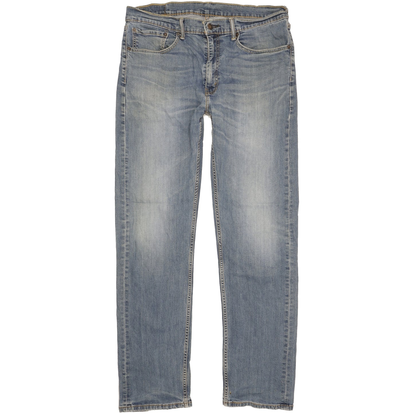Levi's 505 Men Blue Straight Regular Stretch Jeans W36 L33