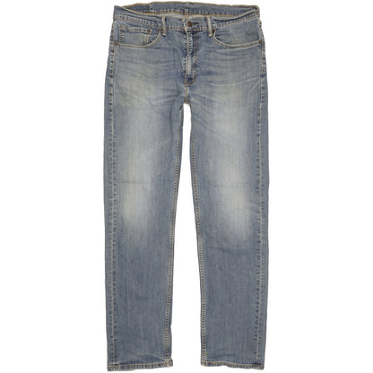 Levi's 505 Men Blue Straight Regular Stretch Jeans W36 L33
