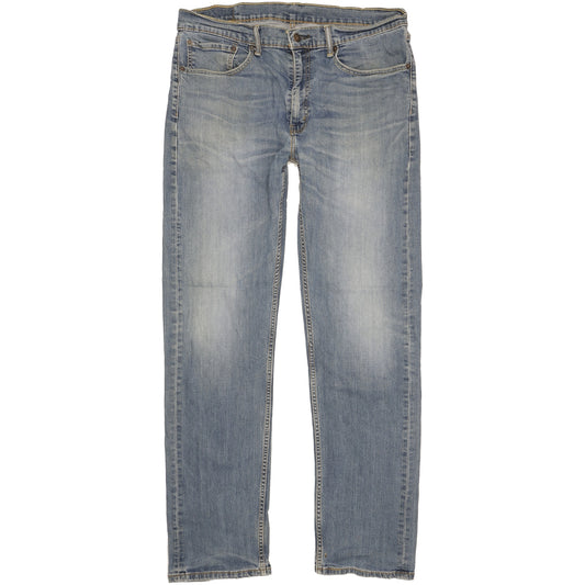 Levi's 505 Men Blue Straight Regular Stretch Jeans W36 L33