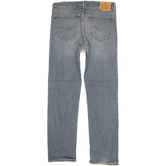 Levi's 505 Men Blue Straight Regular Stretch Jeans W36 L33