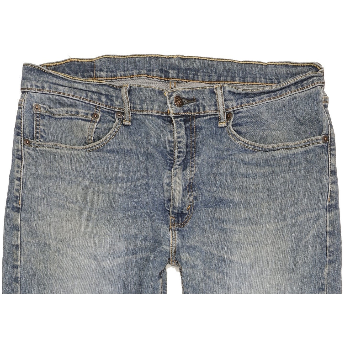 Levi's 505 Men Blue Straight Regular Stretch Jeans W36 L33