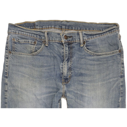 Levi's 505 Men Blue Straight Regular Stretch Jeans W36 L33