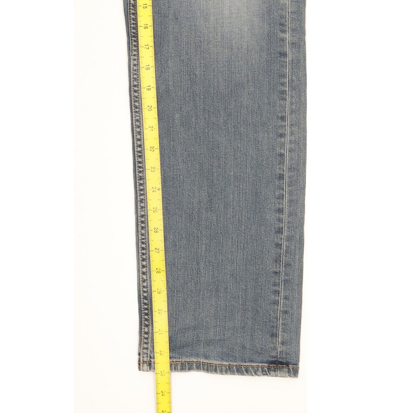 Levi's 505 Men Blue Straight Regular Stretch Jeans W36 L33