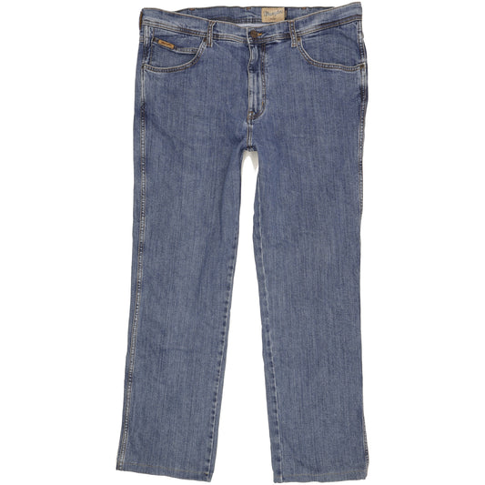 Wrangler Arizona Men Blue Straight Regular Stretch Jeans W40 L31