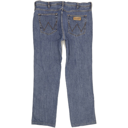 Wrangler Arizona Men Blue Straight Regular Stretch Jeans W40 L31