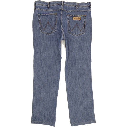 Wrangler Arizona Men Blue Straight Regular Stretch Jeans W40 L31