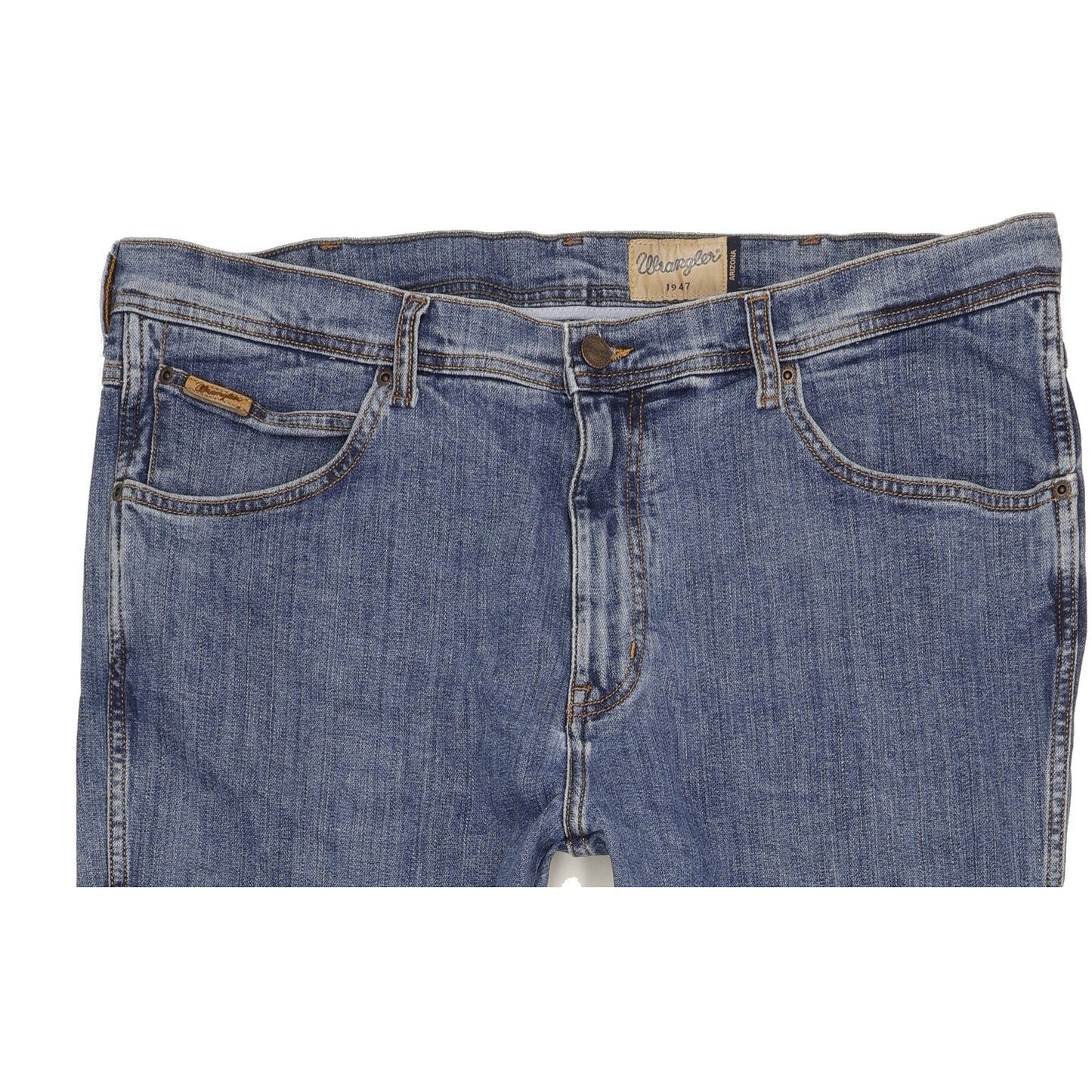 Wrangler Arizona Men Blue Straight Regular Stretch Jeans W40 L31