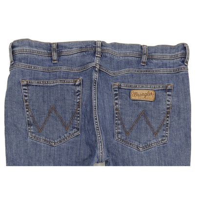 Wrangler Arizona Men Blue Straight Regular Stretch Jeans W40 L31