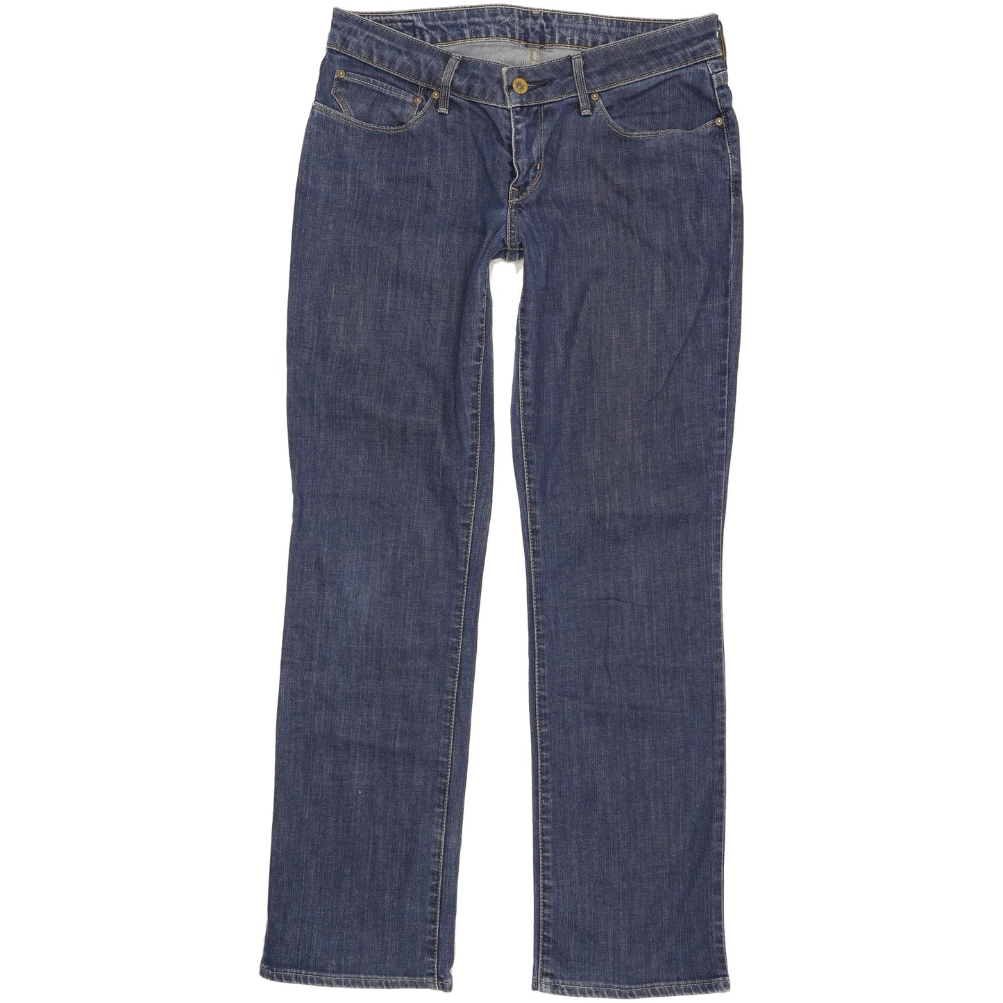 Levi's Bold Curve Women Blue Straight Slim Stretch Jeans W31 L31