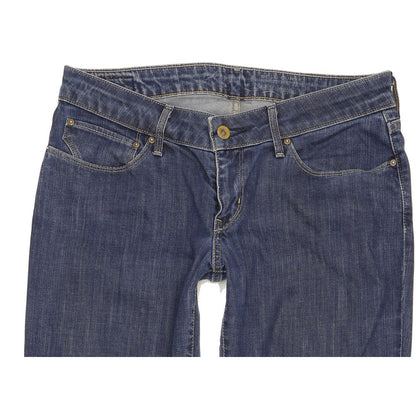 Levi's Bold Curve Women Blue Straight Slim Stretch Jeans W31 L31