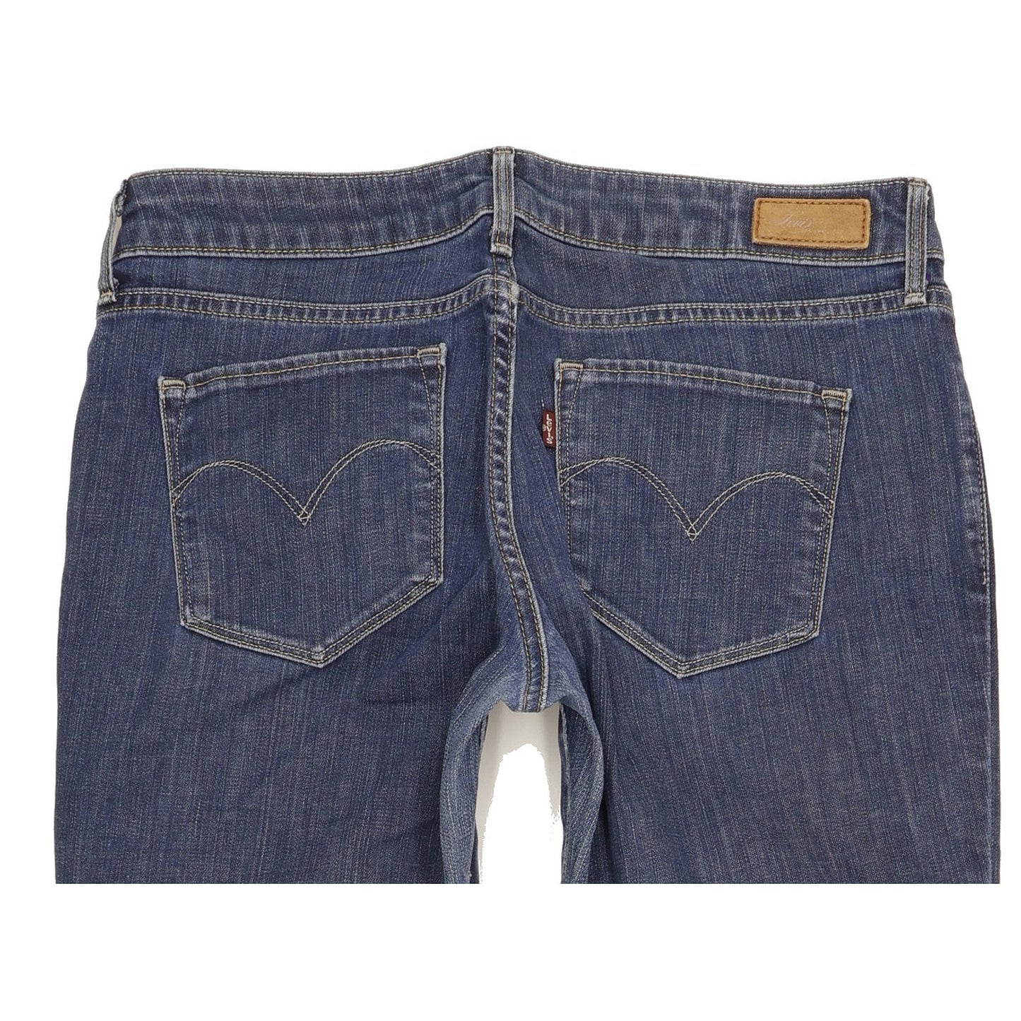 Levi's Bold Curve Women Blue Straight Slim Stretch Jeans W31 L31