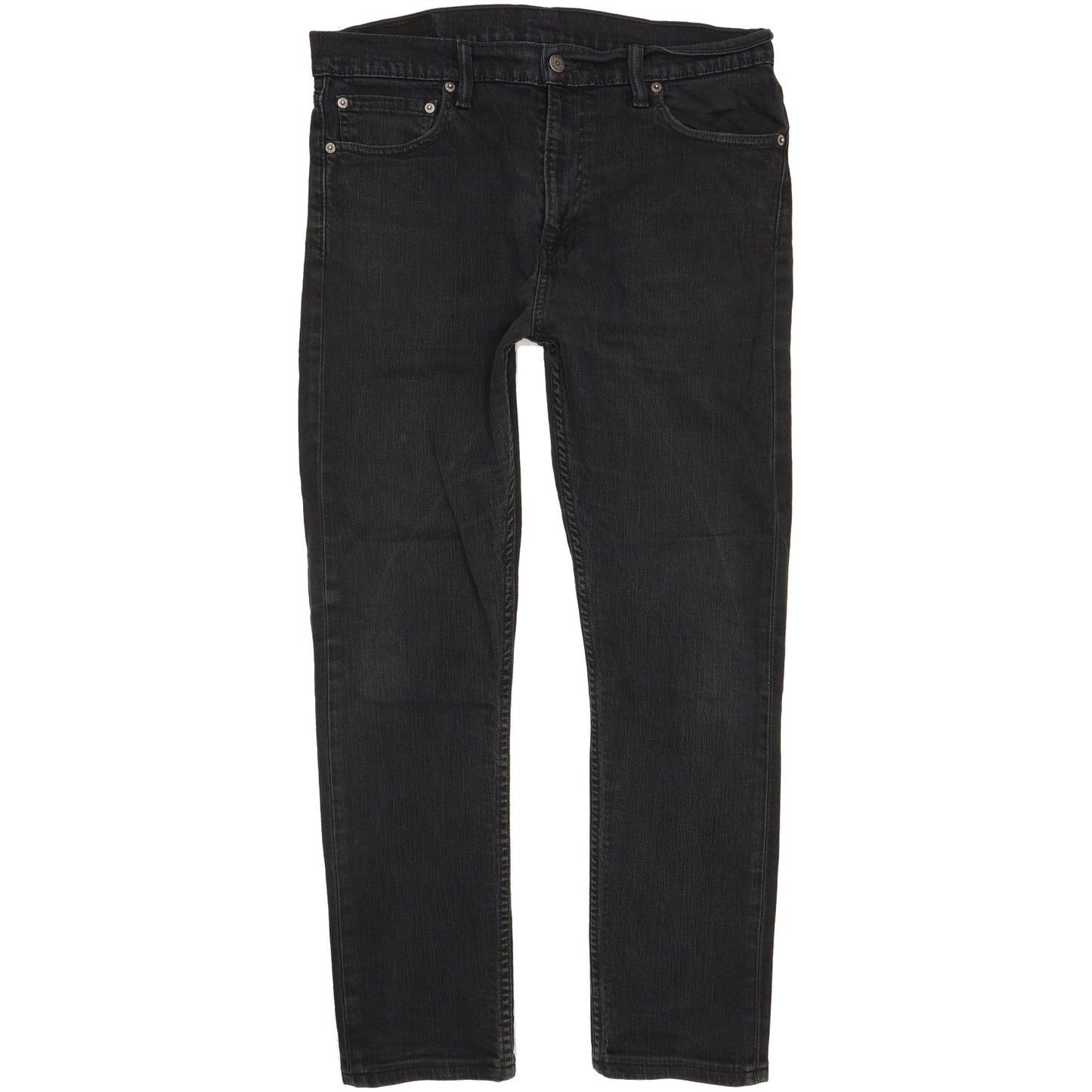 Levi's Men Black Straight Regular Stretch Jeans W33 L29