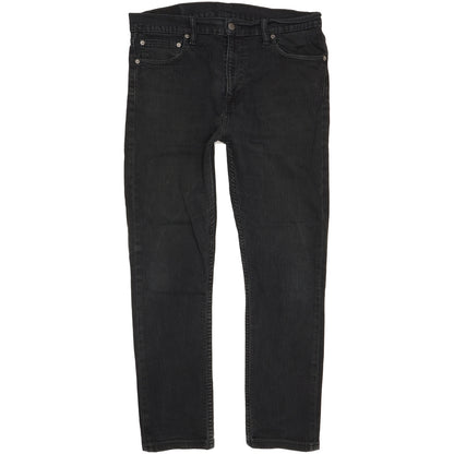 Levi's Men Black Straight Regular Stretch Jeans W33 L29