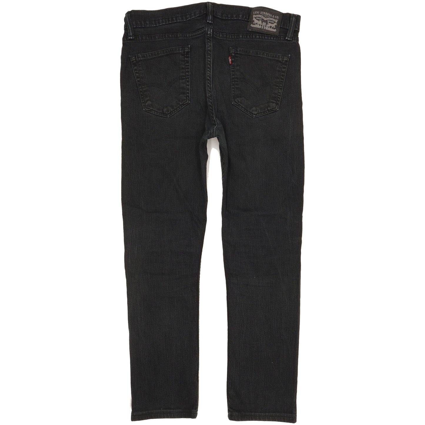 Levi's Men Black Straight Regular Stretch Jeans W33 L29