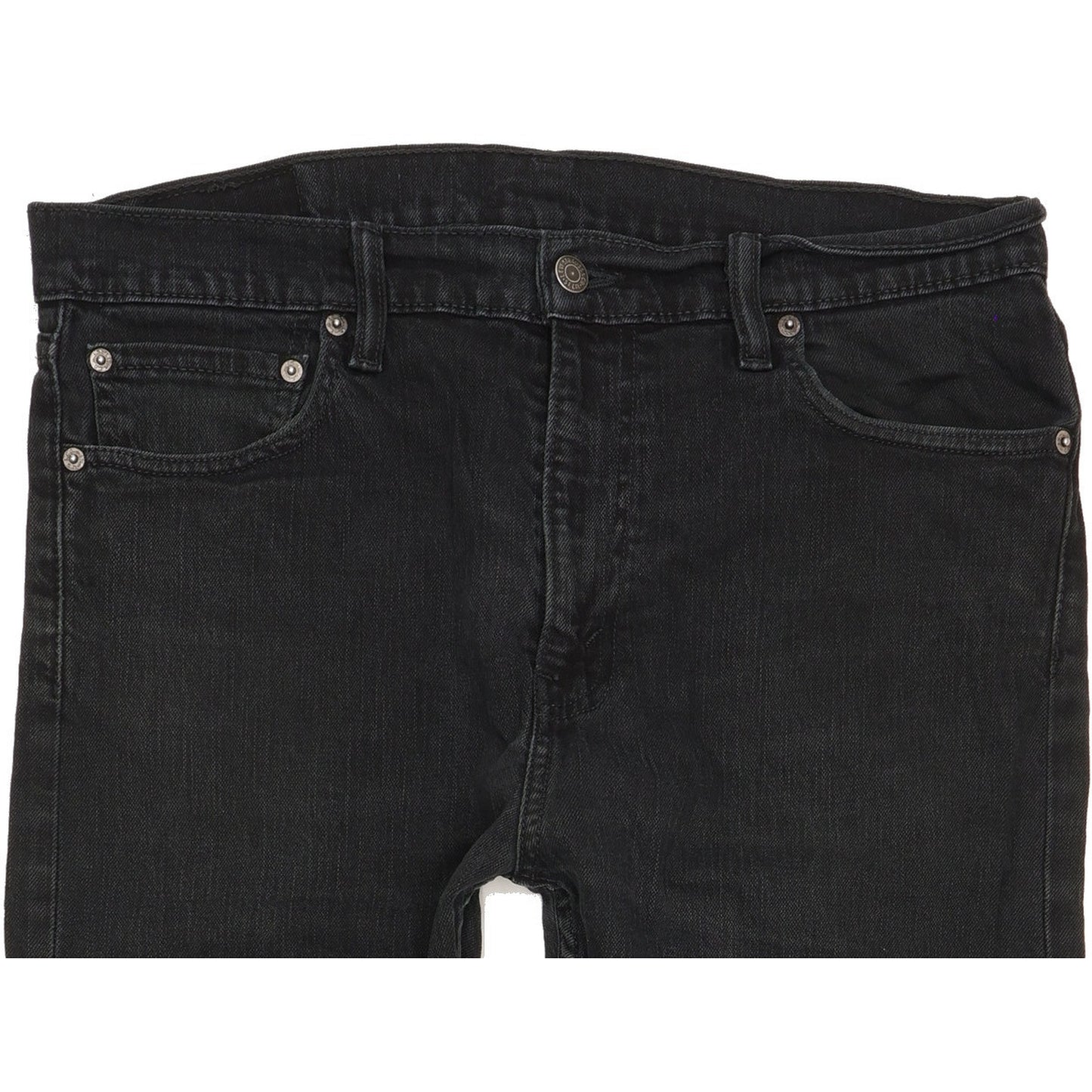 Levi's Men Black Straight Regular Stretch Jeans W33 L29