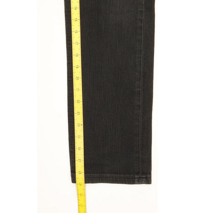 Levi's Men Black Straight Regular Stretch Jeans W33 L29