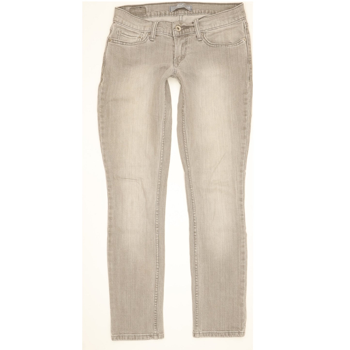 Levi's 524 Women Grey Skinny Slim Stretch Jeans W28 L29