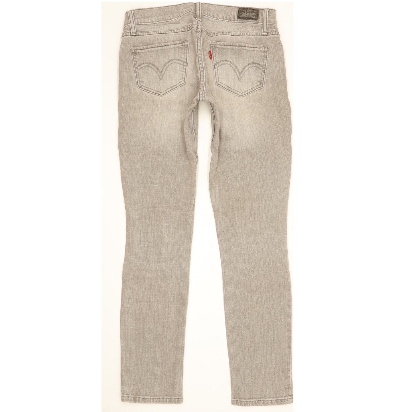 Levi's 524 Women Grey Skinny Slim Stretch Jeans W28 L29