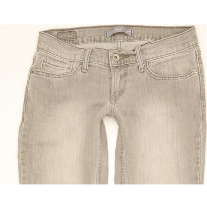 Levi's 524 Women Grey Skinny Slim Stretch Jeans W28 L29