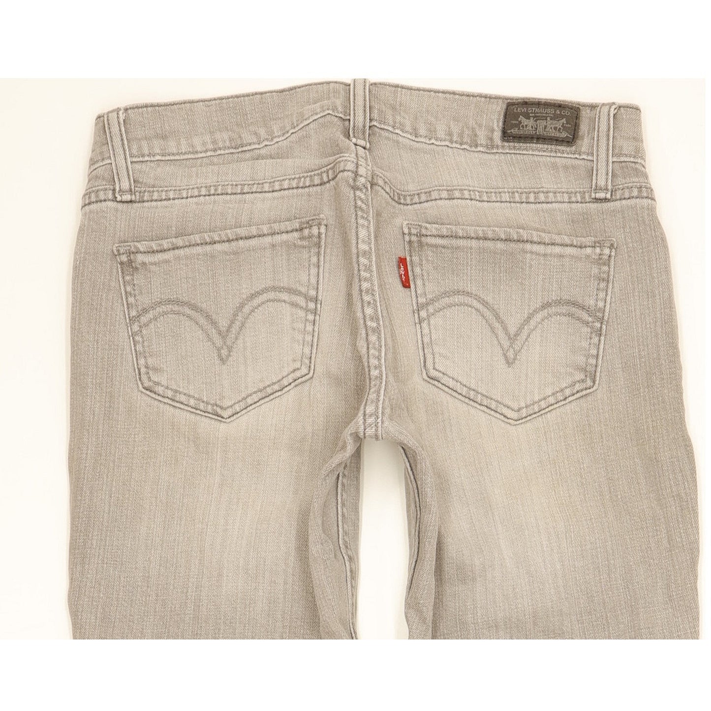 Levi's 524 Women Grey Skinny Slim Stretch Jeans W28 L29