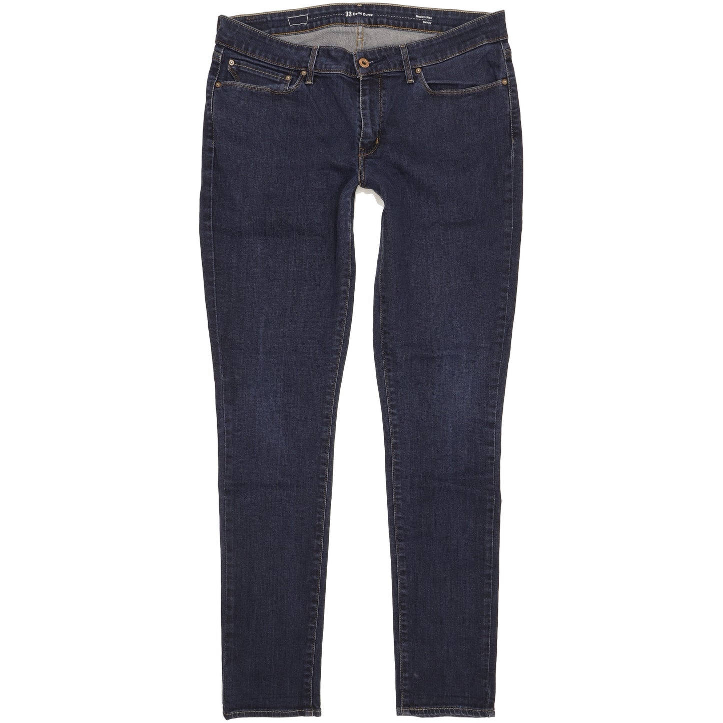 Levi's Demi Curve Women Blue Skinny Slim Stretch Jeans W33 L33