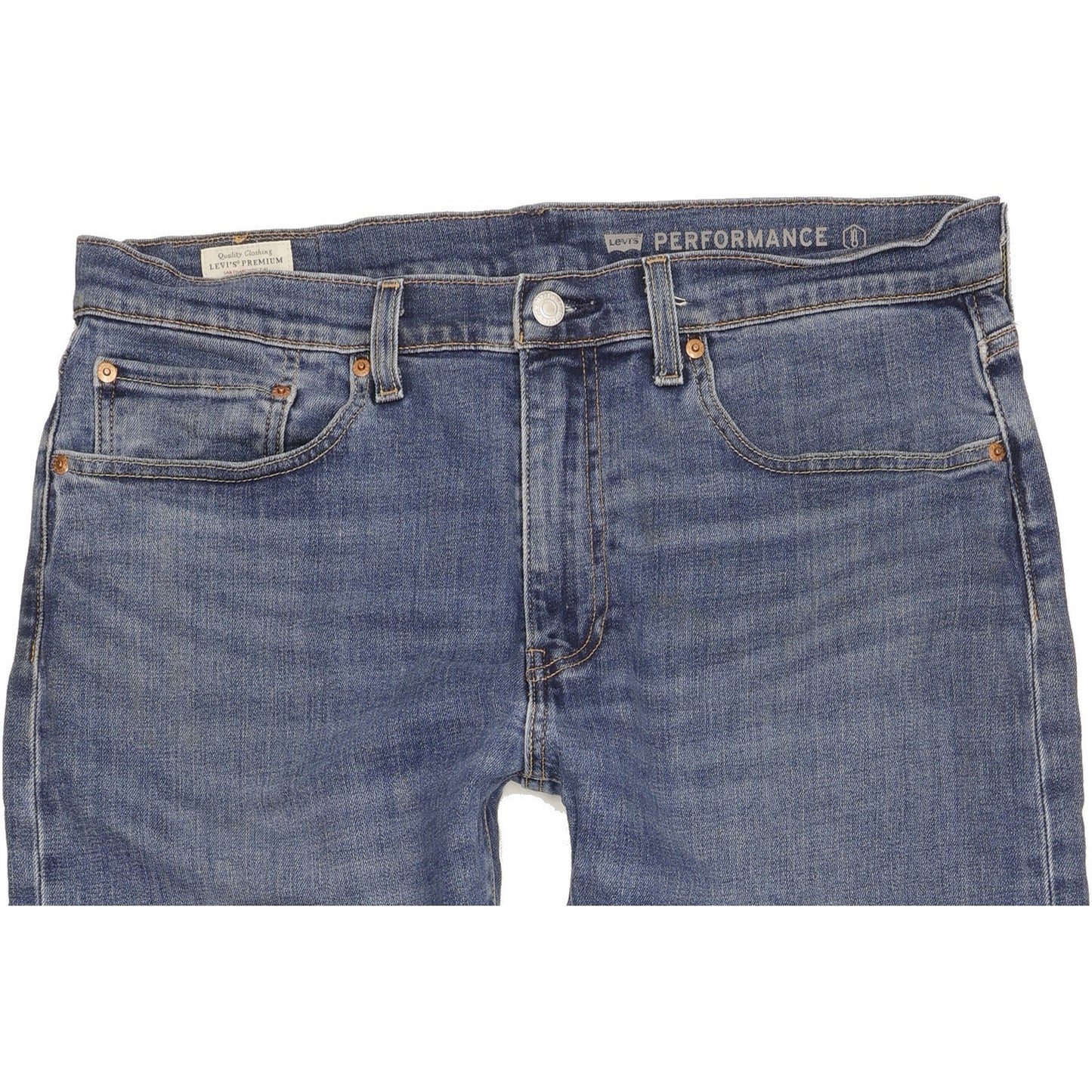 Levi's Men Blue Straight Regular Stretch Jeans W34 L33