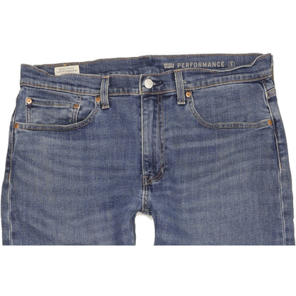 Levi's Men Blue Straight Regular Stretch Jeans W34 L33