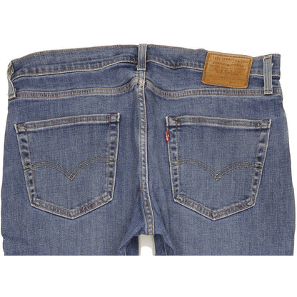 Levi's Men Blue Straight Regular Stretch Jeans W34 L33