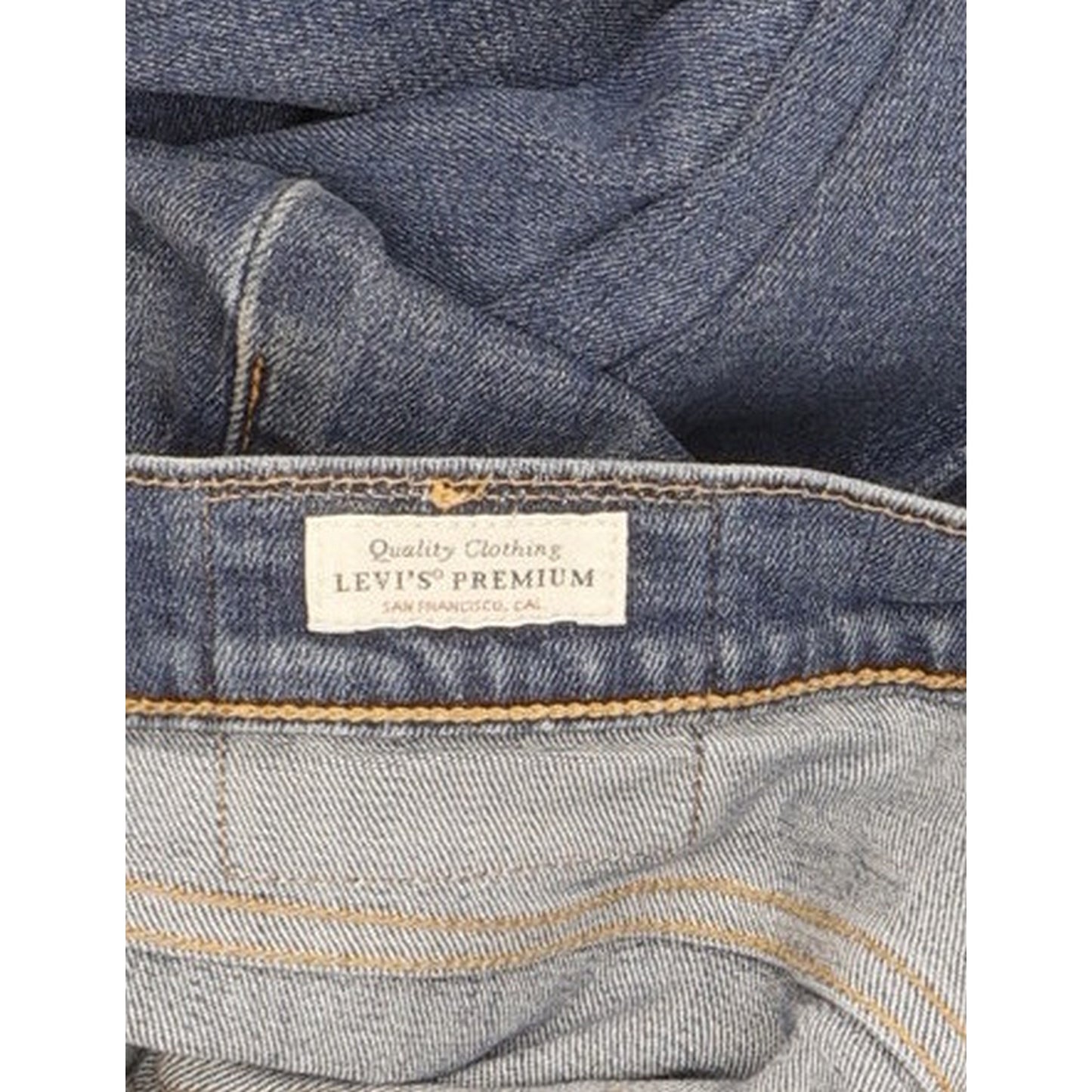 Levi's Men Blue Straight Regular Stretch Jeans W34 L33