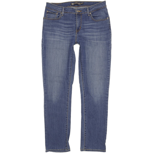 Levi's Demi Curve Women Blue Straight Classic Stretch Jeans W31 L31