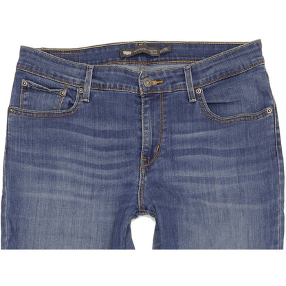 Levi's Demi Curve Women Blue Straight Classic Stretch Jeans W31 L31