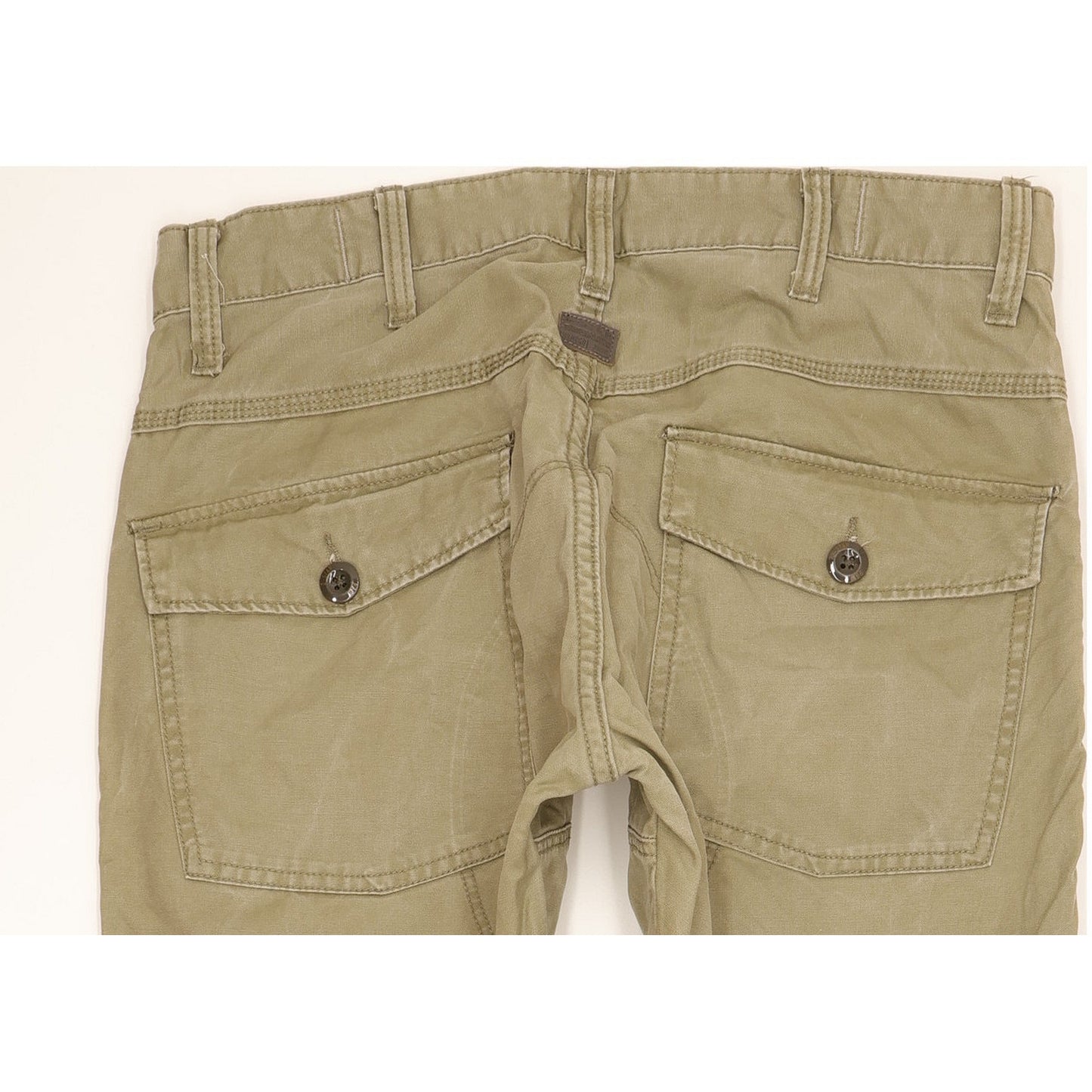 G-Star Men Green Straight Slim Stretch Jeans W32 L33