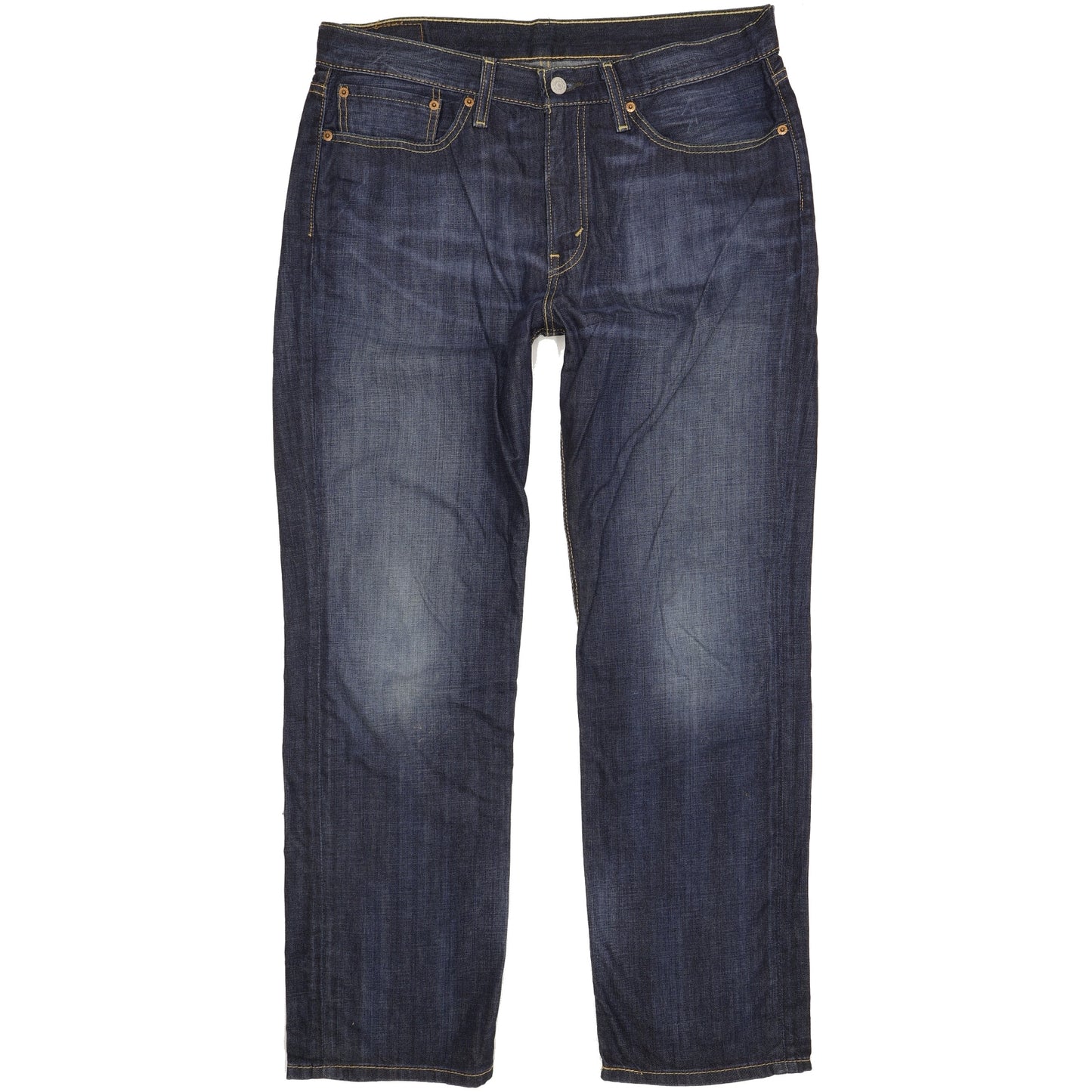 Levi's 514 Men Blue Straight Slim Jeans W34 L30