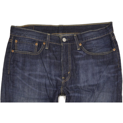 Levi's 514 Men Blue Straight Slim Jeans W34 L30