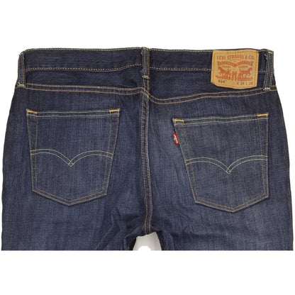 Levi's 514 Men Blue Straight Slim Jeans W34 L30