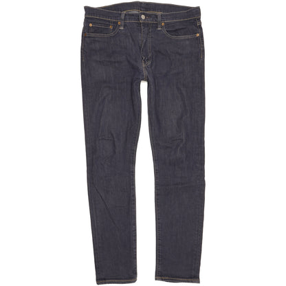 Levi's Men Blue Straight Slim Stretch Jeans W34 L32