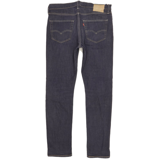 Levi's Men Blue Straight Slim Stretch Jeans W34 L32