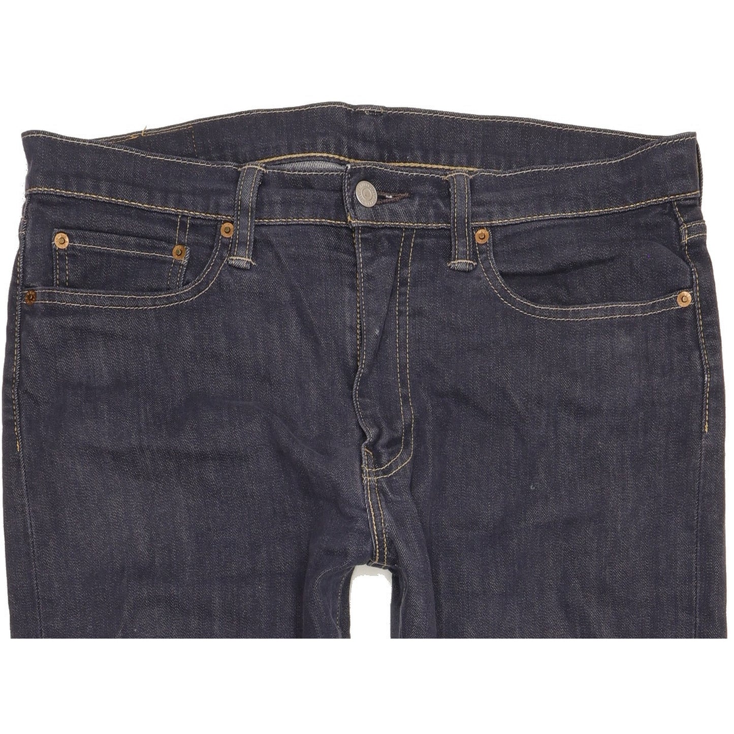 Levi's Men Blue Straight Slim Stretch Jeans W34 L32