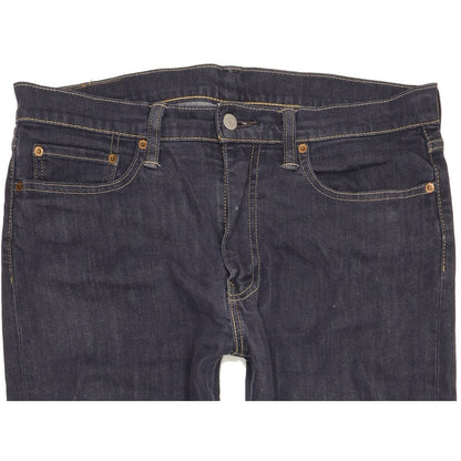 Levi's Men Blue Straight Slim Stretch Jeans W34 L32
